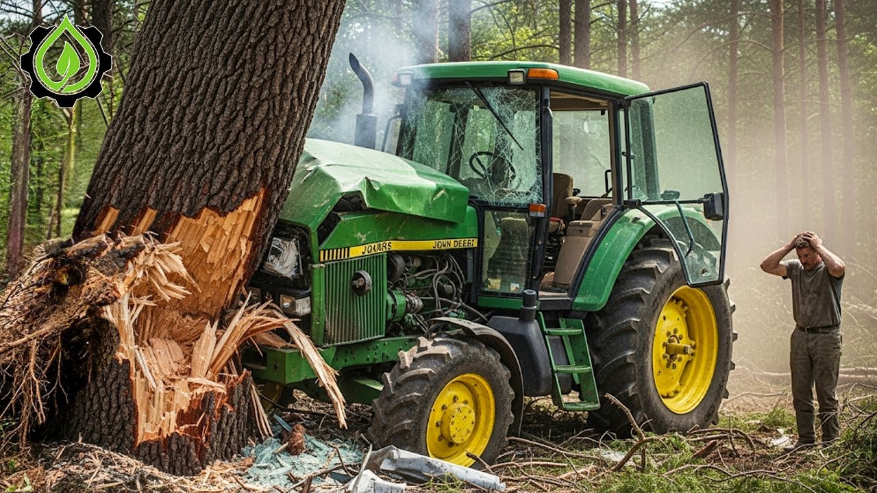 Dangerous Idiots Tractor Fails | Extreme Heavy Equipment Idiots at Work ...
