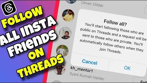 How To Follow All Instagram Followings on Threads at Once