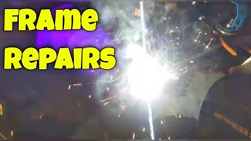 1970 Triumph TR6 - Rotten Frame Repair - Trailing Arm Support Replacement. Part 6