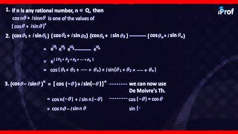 APPLICATIONS TO DE MOIVRE