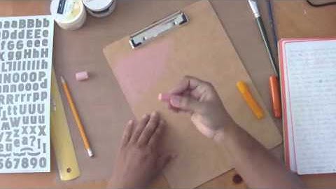 Mou Saha Mixed Media Clipboard: Take the Challenge with Mou, September 2014