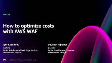 AWS re:Invent 2024 - How to optimize costs with AWS WAF (CDN201)