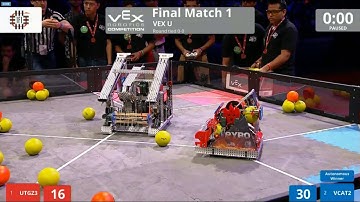 VEX U 2016 Nothing But Net World Championship Final 1