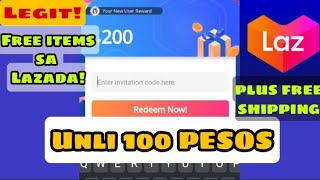 Paano magkaroon ng Libreng 100 sa Lazada | How to get free voucher in lazada screenshot 2