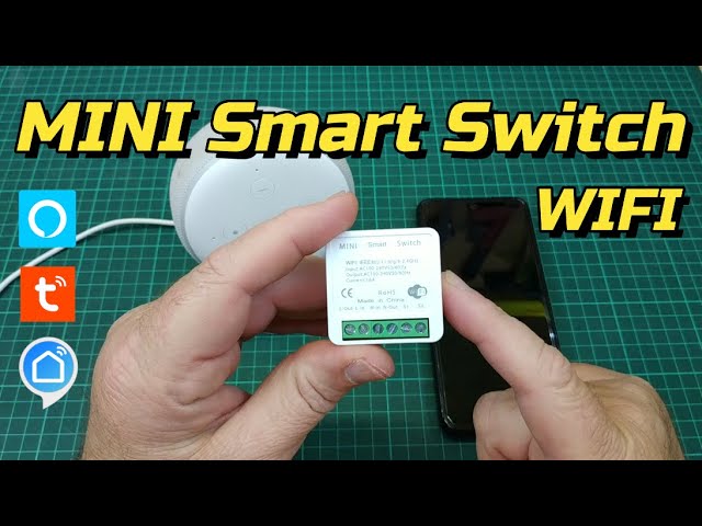 16A MINI Wifi Smart Switch Timer Funkschalter mit Tuya Alexa Neu Home F5U0  