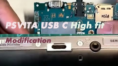 Quick Easy Version PS Vita 1000 USB C Mod TypeC Mod Kit