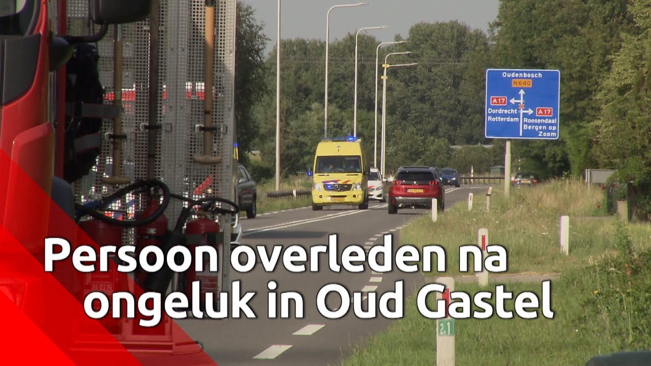 Bij een ongeluk met een busje in Oud Gastel is dinsdagavond een dode