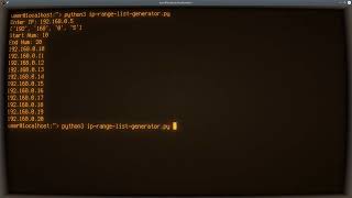 Python ASMR - IP Address Range - List Generator - No Talking