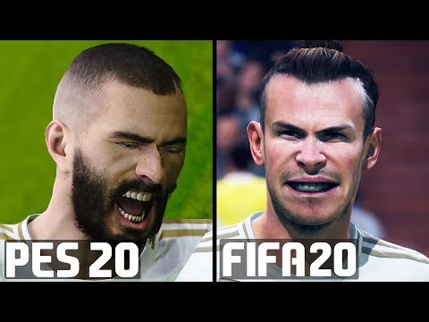 FIFA 20 Vs PES 2020: Graphics, Facial Expressions, Player Animations, Celebrations