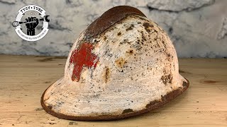 1930s Rusted Helmet Restoration