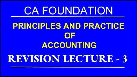 Accounting l Revision Lecture - 3 l CA Foundation l By Mohan Gupta l DK Gola Classes