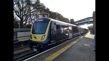 SWR Class 701 No.701012 stops at Brockenhurst on a Test Run - 07/01/2021