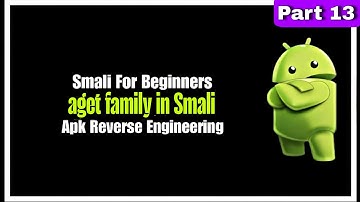 aget instructions in Smali | Smali For Beginners I #reverseengineering #apk #smali #modding #android