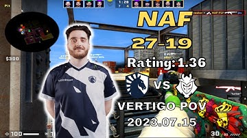 Liquid NAF (27-19) vs G2 (Vertigo POV) | BLAST Premier Fall Groups 2023