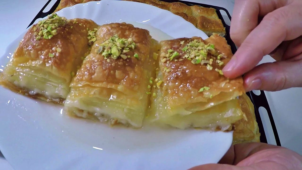 BAKLAVA DEĞİL‼️AMA BAKLAVA TADINDA‼️ÇITIR ÇITIR PEYNİRLİ KATMER TATLISI TARİFİ 💯 BAKLAVA DEĞİL‼️AMA BAKLAVA TADINDA‼️ÇITIR ÇITIR PEYNİRLİ KATMER TATLISI TARİFİ 💯