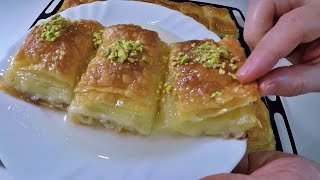 Nasil Yapildiğina İnanamayacaksiniz ‼️Çitir Çitir Peyni̇rli̇ Katmer Tatlisi Tari̇fi̇ 💯 Resimi