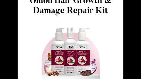 Sesa Onion Range - Oil, Shampoo & Conditioner