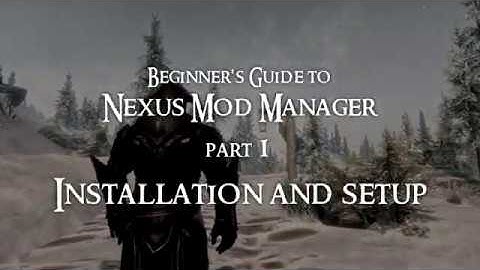 NEXUS MOD MANAGER  Beginner