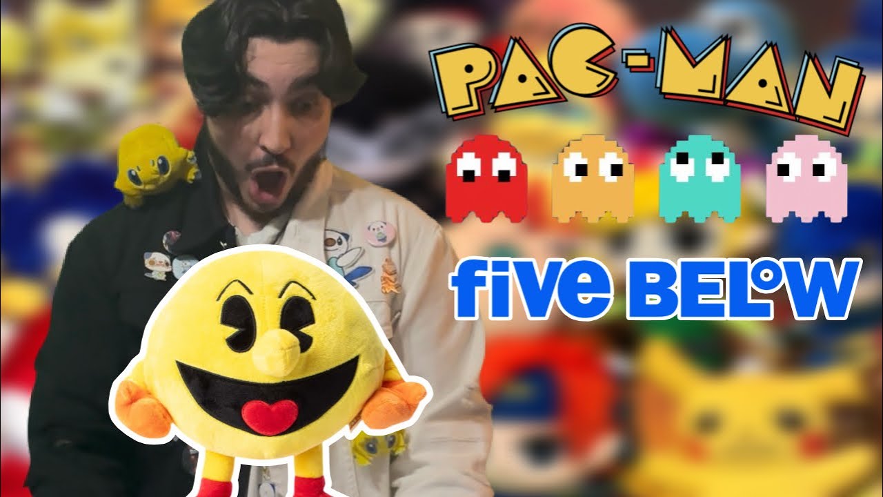 Five Below Released This AMAZING PAC-MAN Plush! - YouTube