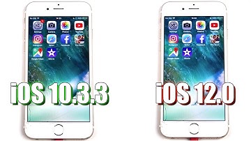 Do NOT upgrade to iOS 12 if you are on an iPhone 6! iOS10 vs iOS12