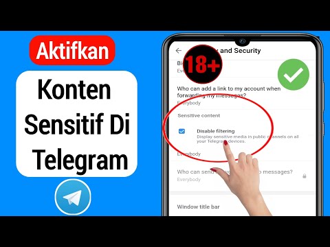 Cara Mengaktifkan Konten Sensitif di Telegram - Android/iOS (2023)