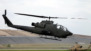 My Flight in a Bell AH-1F Cobra Attack Helicopter - U.S. ARMY N826HF (GoPro)