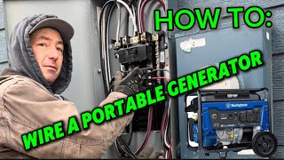 Comment Brancher Un Générateur Portable À Votre Maison.