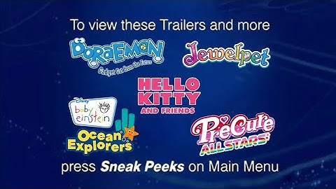 To View These Trailers And More Press "Sneak Peeks" On Main Menu New Bumper #3