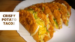 Crispy Potato tacos | Tacos recipe  | Taco Mexicana | Homemade Dominos | Style in Tawa  Potato Tacos