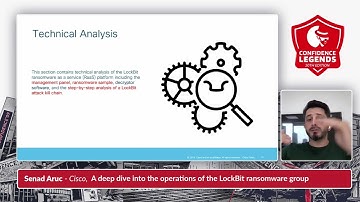 CONFidence 2021: A deep dive into the operations of the LockBit ransomware group - Senad Aruc