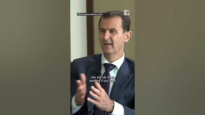 Assad denies responsbility for human rights abuses in 2016 interview #shorts #Syria #Assad #archives