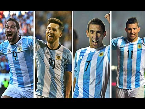 MESSI - AGUERO - DI MARIA - HIGUAIN / MEJORES GOLES Y SKILLS EN LA SELECCION ARGENTINA