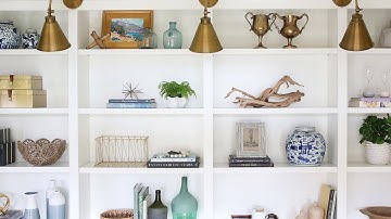 How-to Style Your Bookshelves