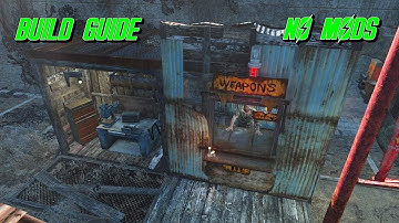 Raider weapons market stall - 15 min build FALLOUT 4 (no mods)