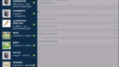 Checking grades and assignments on Schoology