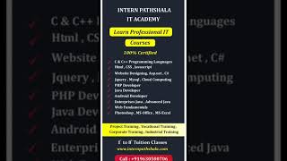 Intern Paathshala IT learning center : Programming Languages | website | Software | App development screenshot 2