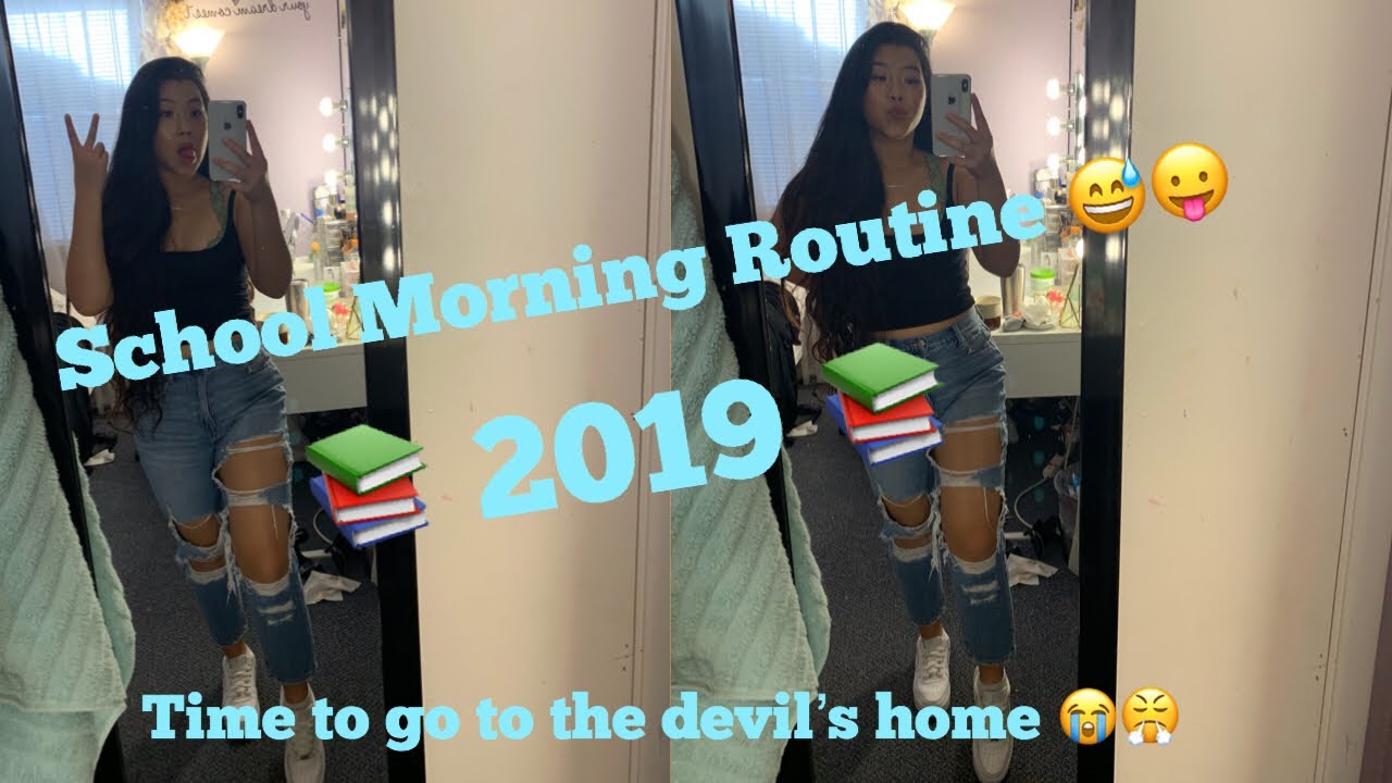My School Morning Routine|| Freshman - YouTube