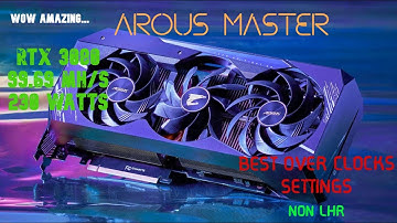 RTX 3080 (NON LHR) - Best Mining Settings Tested On ETH 99.69 MH/s |  Hashrate , Overclocking.