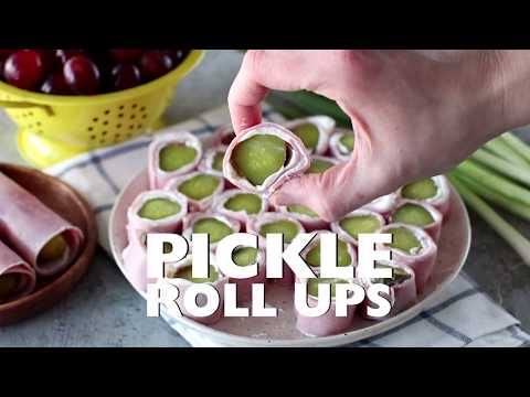 Ham Pickle Roll Ups