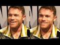 CANELO TO BJ SAUNDERS "I'M GONNA KNOCK YOU OUT! THEY ALL WANNA FIGHT ME, BUT NOT EACH OTHER!"