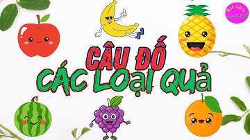Câu đố vui thông minh cho bé các loại trái cây hoa quả I phát triển tư duy trẻ mầm non