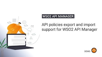 API policies export and import support for WSO2 API Manager