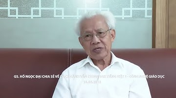 GS. Hồ Ngọc Đại trả lời phỏng vấn của phóng viên VTC về Công Nghệ Giáo Dục