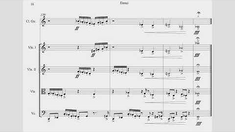 Gene Pritsker - Ennui for Guitar and String Quartet (2022) [Score-Video]