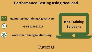 NeoLoad - Runtime Overview. contact or whatsapp us on +91-8019952427 to enroll