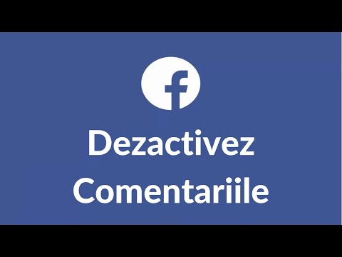 Cum dezactivez comentariile de pe o pagina Facebook