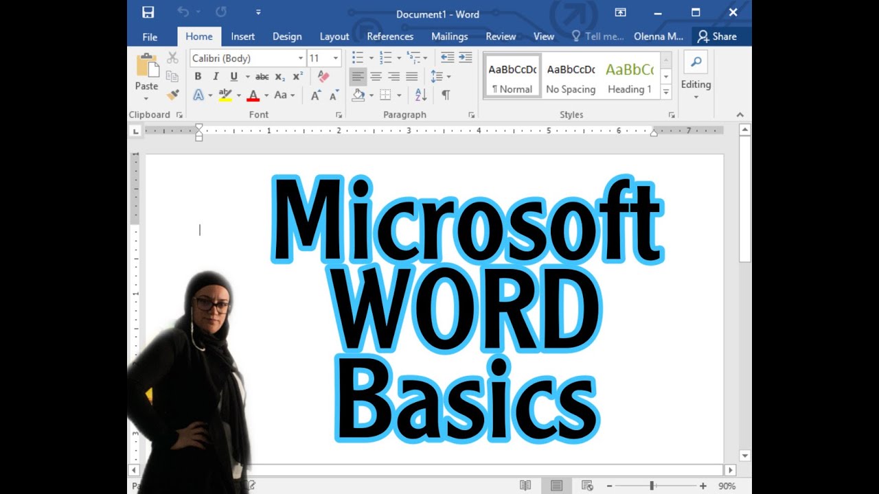 MS Word Basics - How to use MS WORD - YouTube