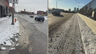 Unplowed bike lanes causing concerns on major streets in Columbus