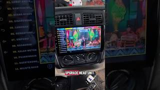 Upgrade Headunit Bawaan jadi Headunit Jaman Noww Android 9inch 🔥 #fypp #paketaudio #androidmobil