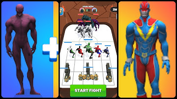 Merge Master Superhero Battle Mobile Game | Gameplay Android & Apk